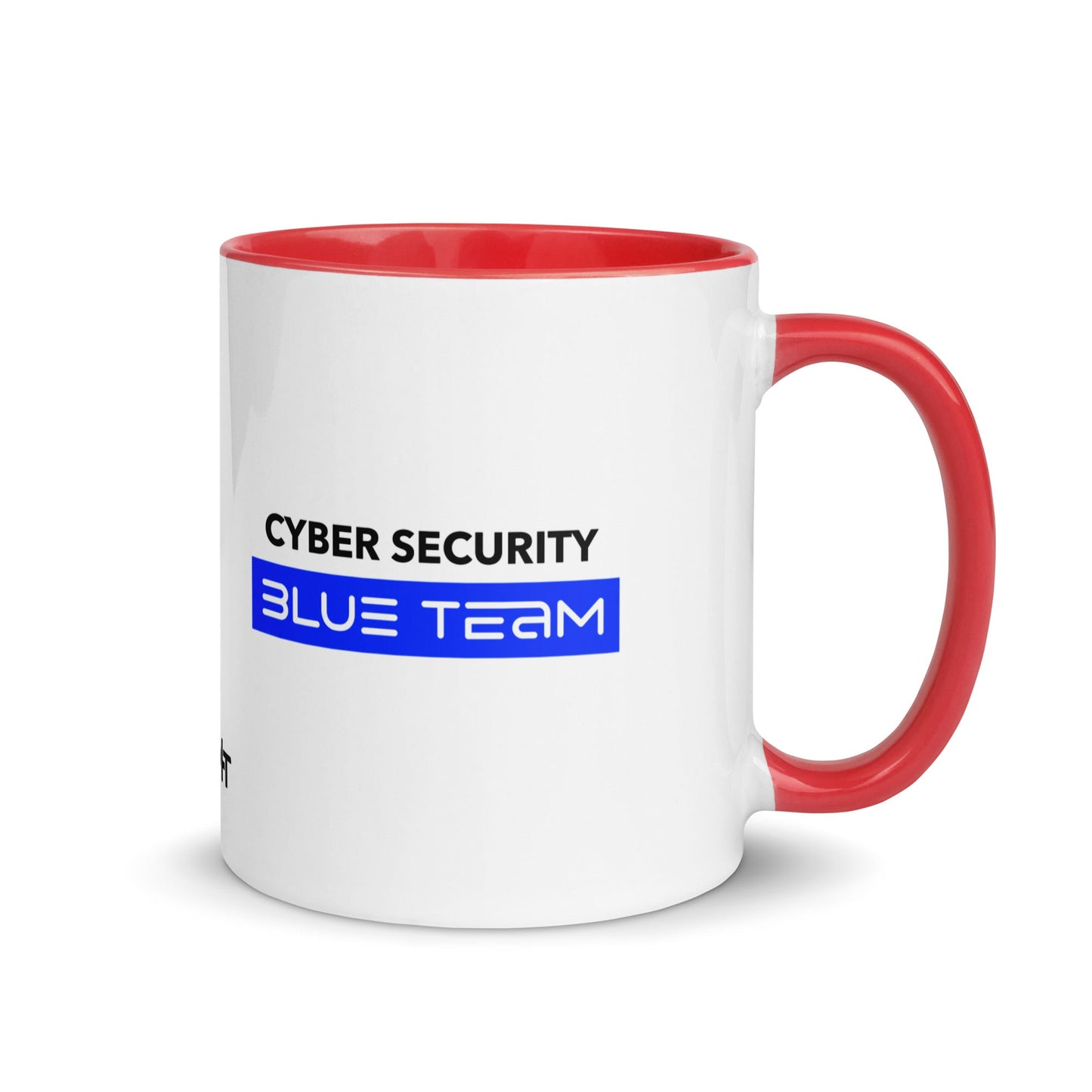 Cyber Security Blue Team V8 - Mug with Color Inside by DarkByteGear