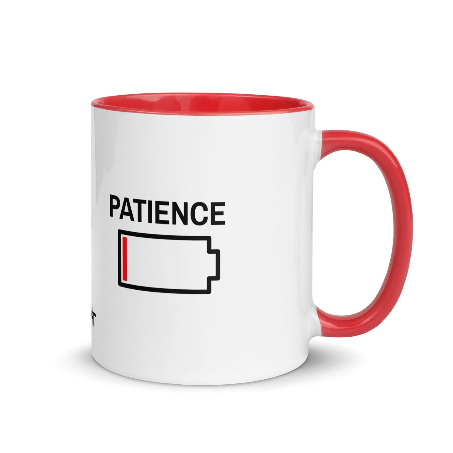 Patience - Mug with Color Inside by DarkByteGear