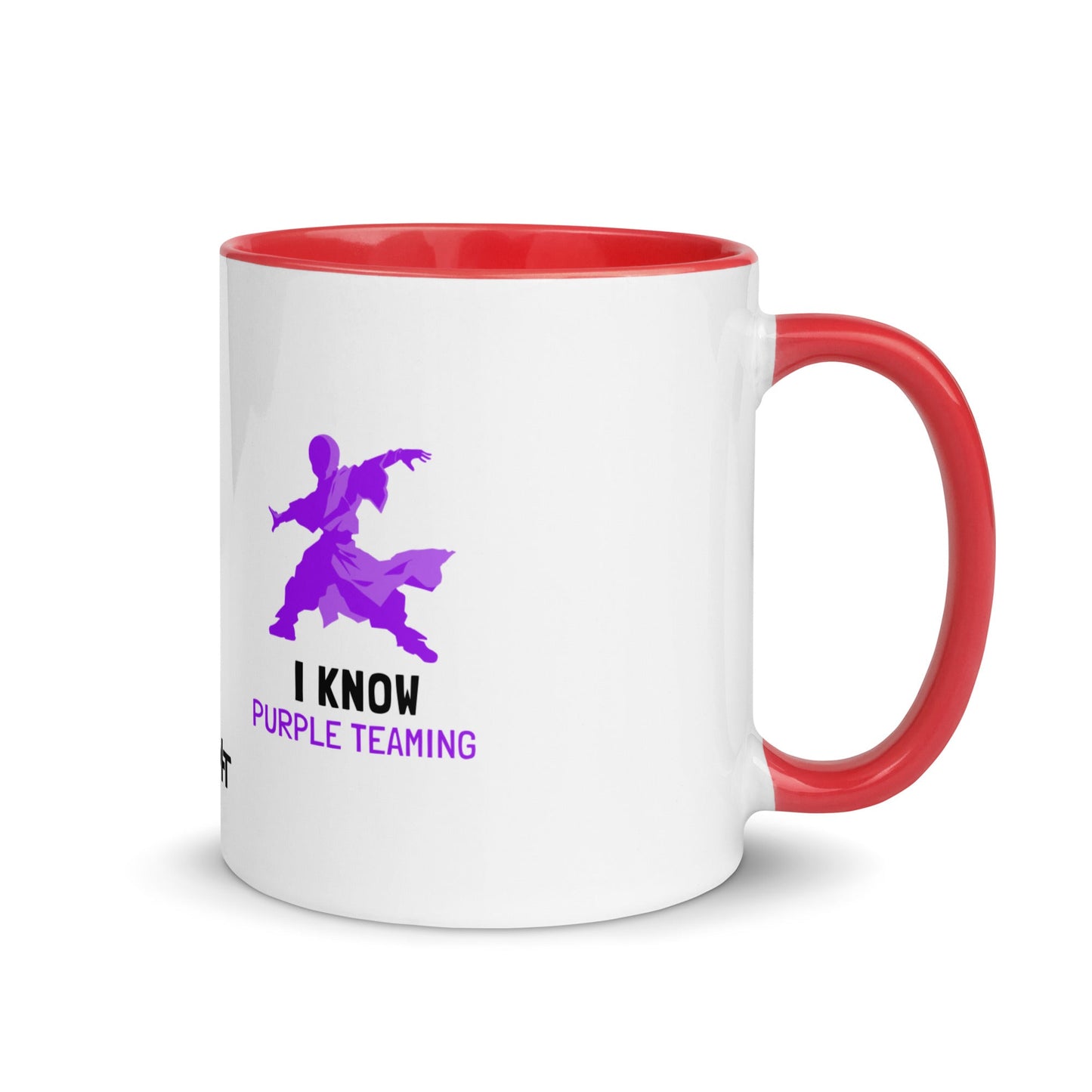 I Know Purple Teaming - Mug with Color Inside by DarkByteGear