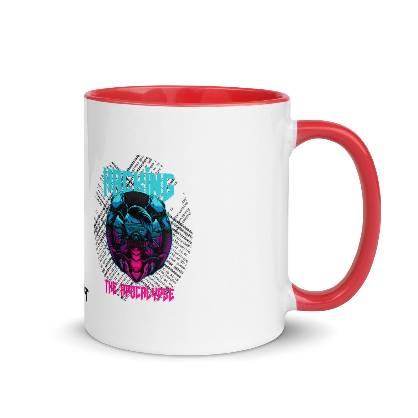 Hacking the apocalypse V2 - Mug with Color Inside by DarkByteGear