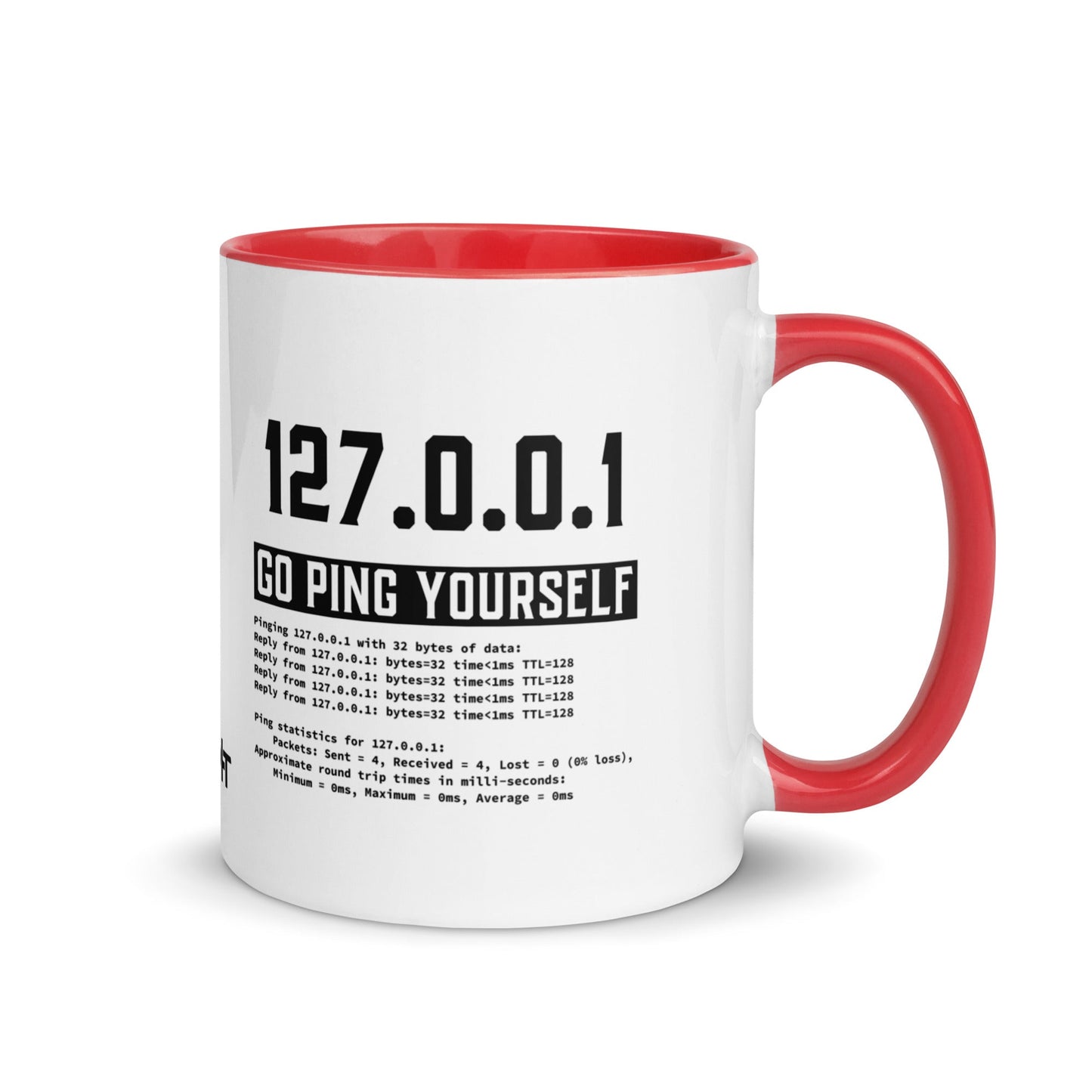 Go ping yourself - Mug with Color Inside by DarkByteGear