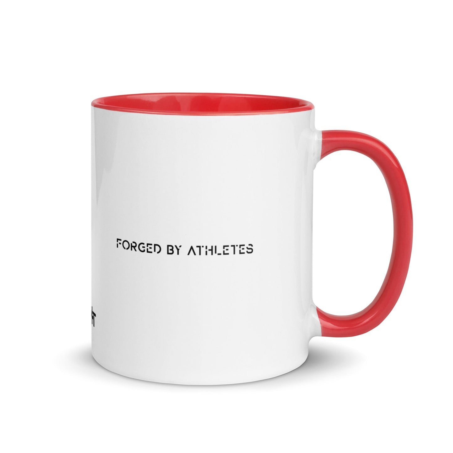 Forged by Athletes - Mug with Color Inside by DarkByteGear