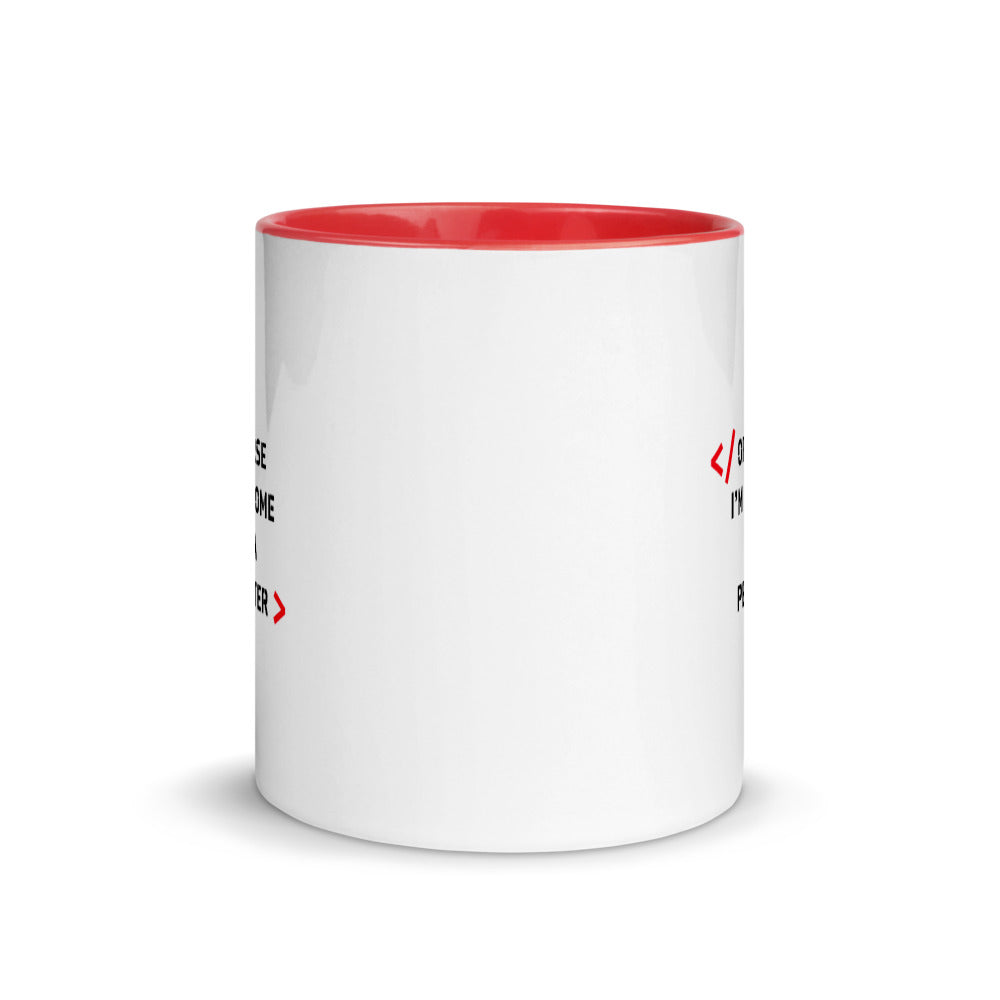 I am Pentester - Mug with Color Inside by DarkByteGear