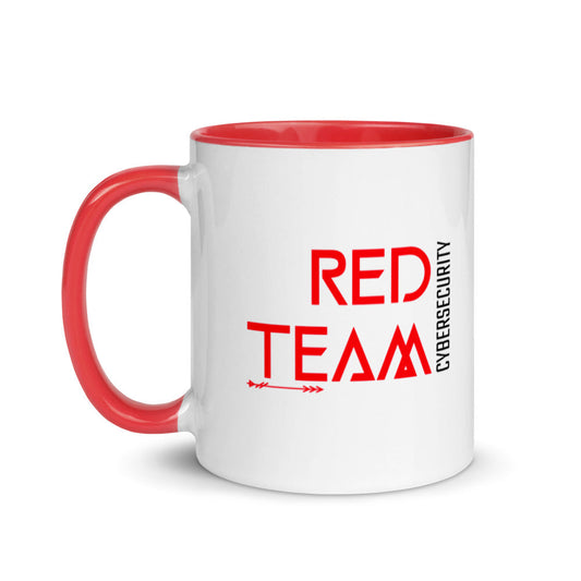 Cyber Security Red Team v4 - Mug with Color Inside by DarkByteGear