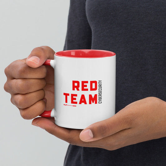 Cyber Security Red Team v7 - Mug with Color Inside by DarkByteGear