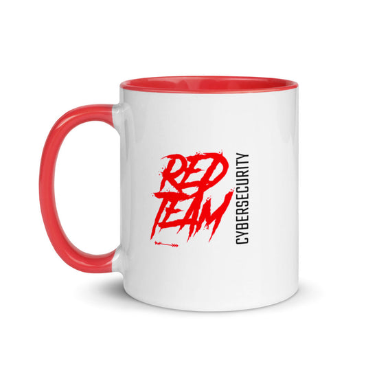 Cyber Security Red Team V10 - Mug with Color Inside by DarkByteGear