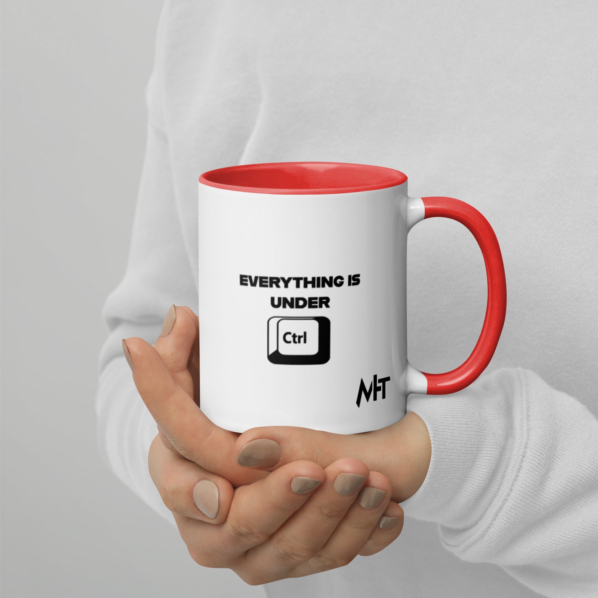 Everything is under Ctrl - Mug with Color Inside by DarkByteGear