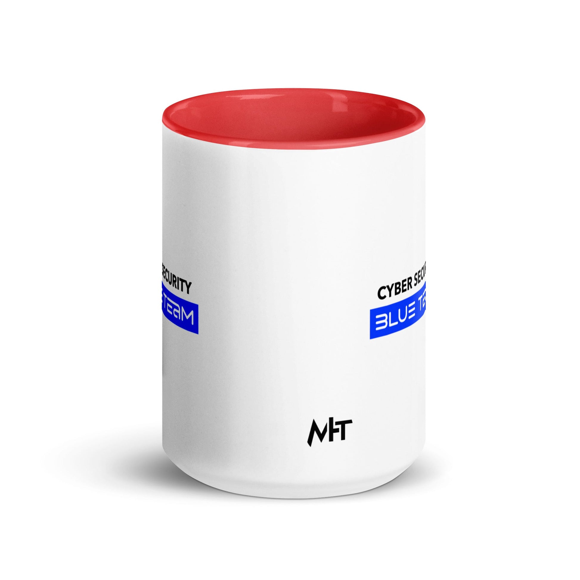 Cyber Security Blue Team V8 - Mug with Color Inside by DarkByteGear