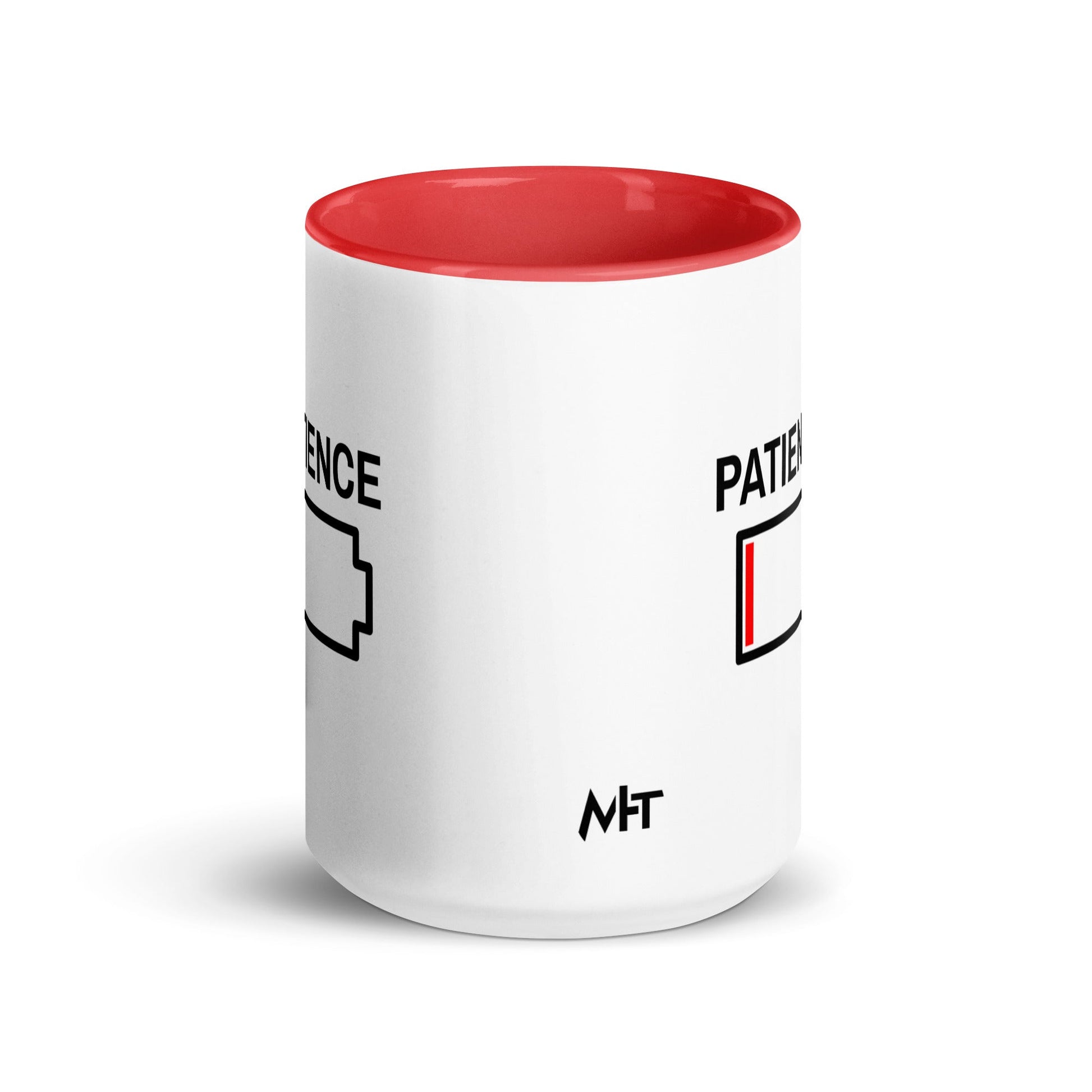Patience - Mug with Color Inside by DarkByteGear