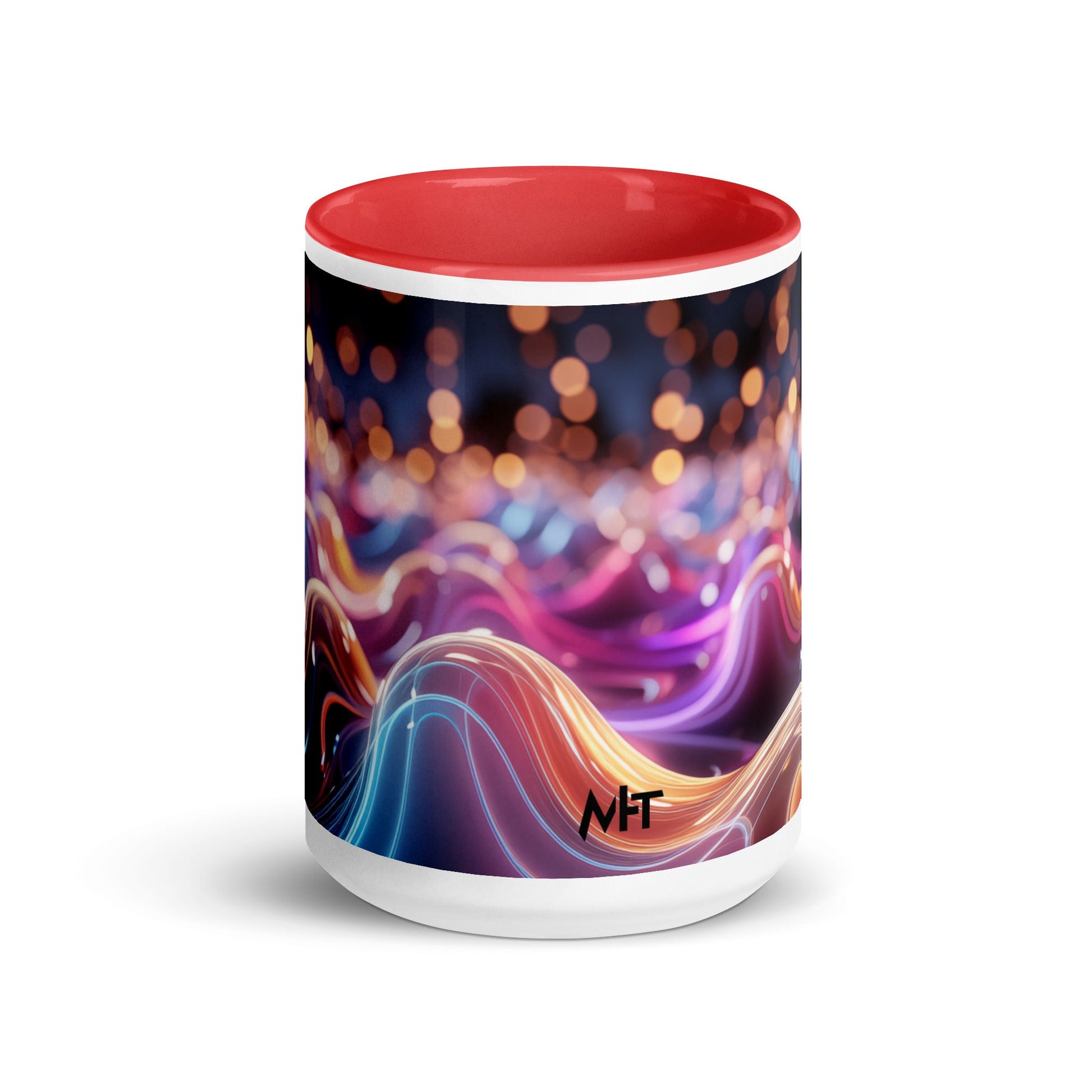 Neon AI - Mug with Color Inside by DarkByteGear