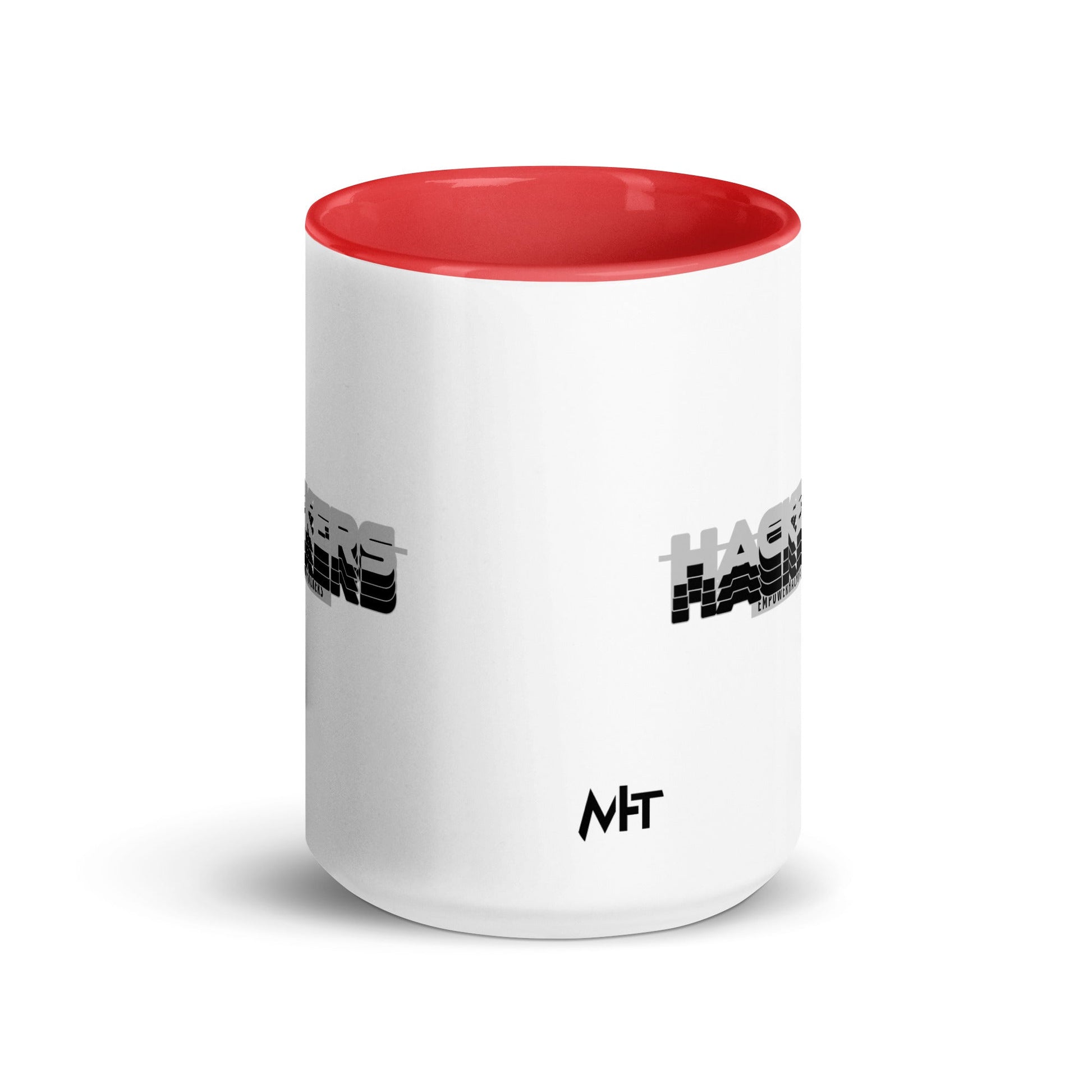 Hackers Empower Hackers V3 - Mug with Color Inside by DarkByteGear