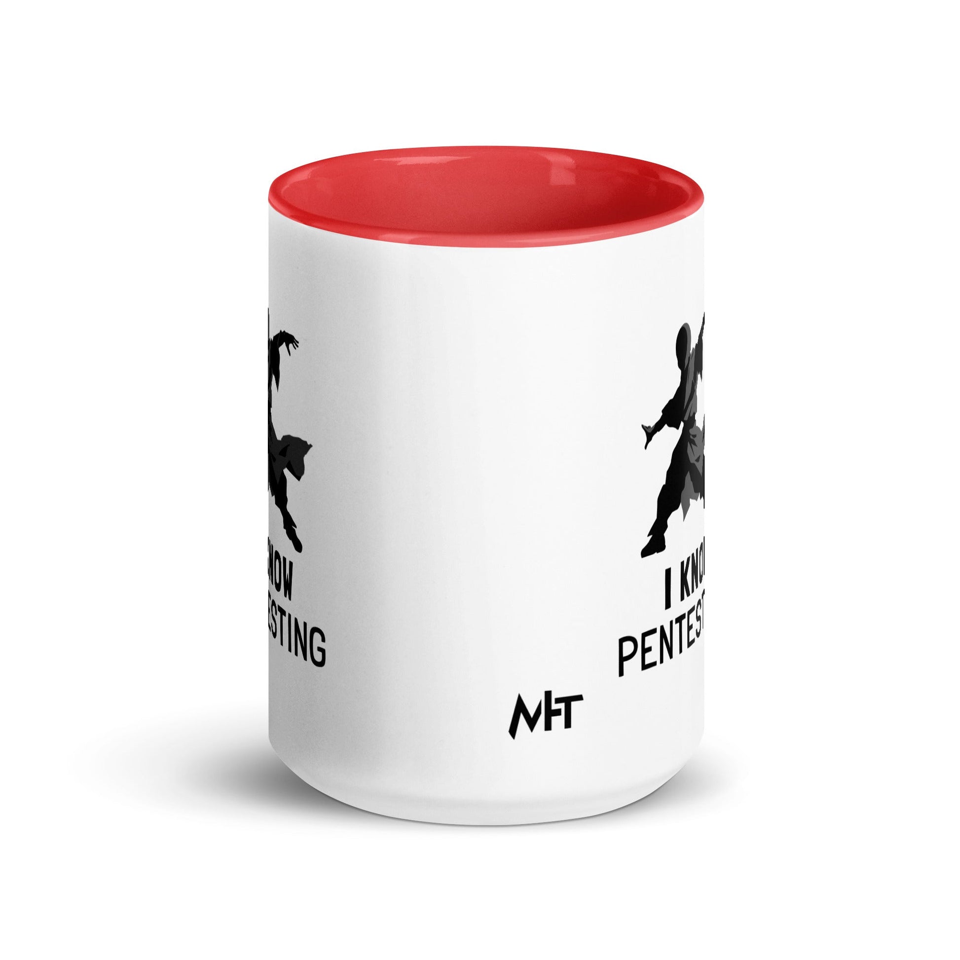 I Know Pentesting - Mug with Color Inside by DarkByteGear