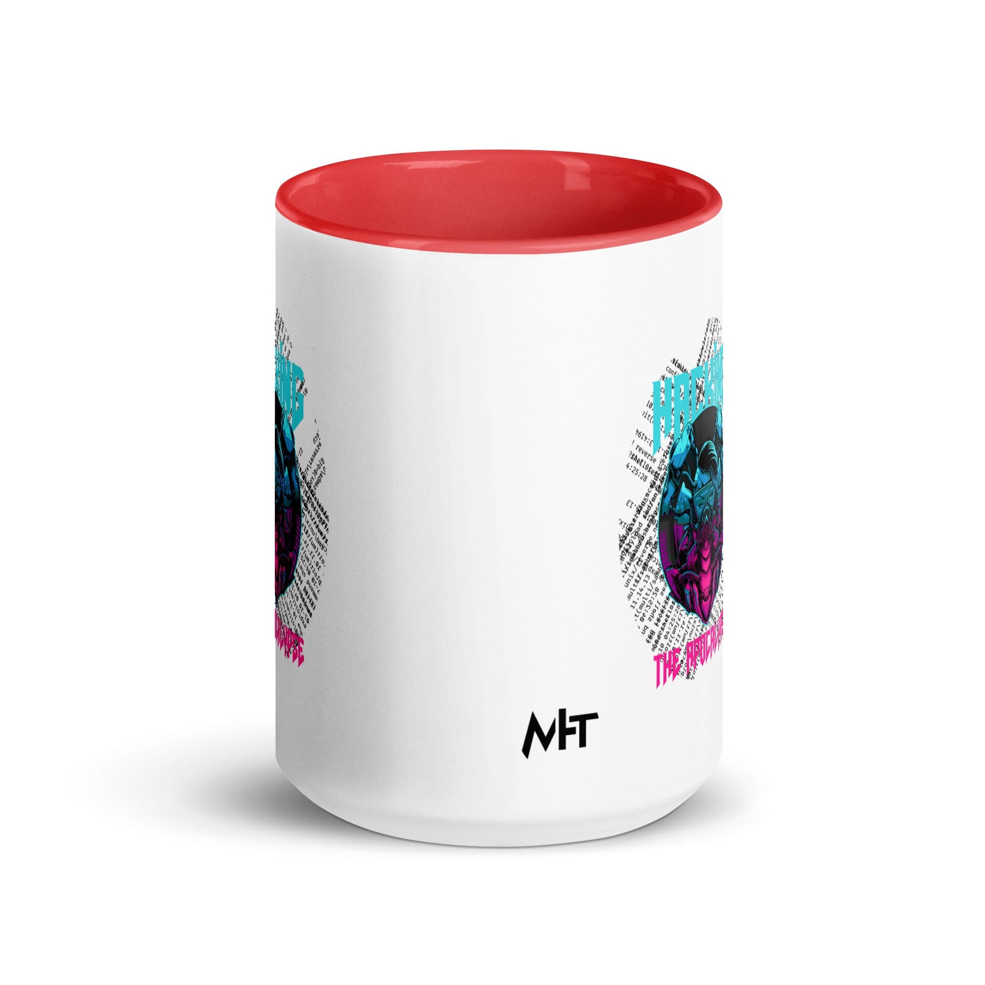 Hacking the apocalypse V2 - Mug with Color Inside by DarkByteGear