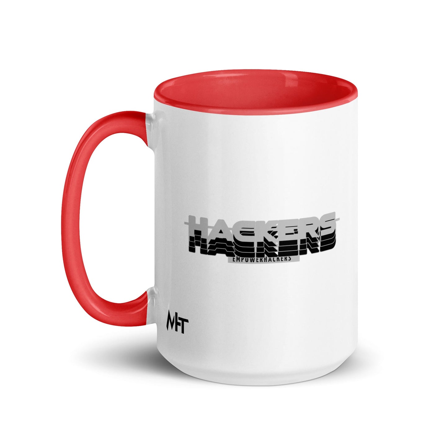 Hackers Empower Hackers V3 - Mug with Color Inside by DarkByteGear