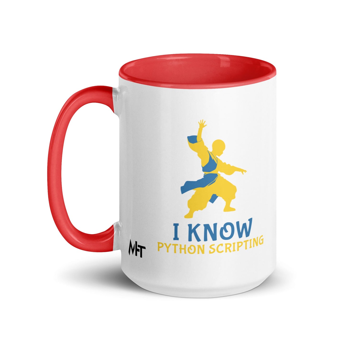 I Know Python Scripting - Mug with Color Inside by DarkByteGear