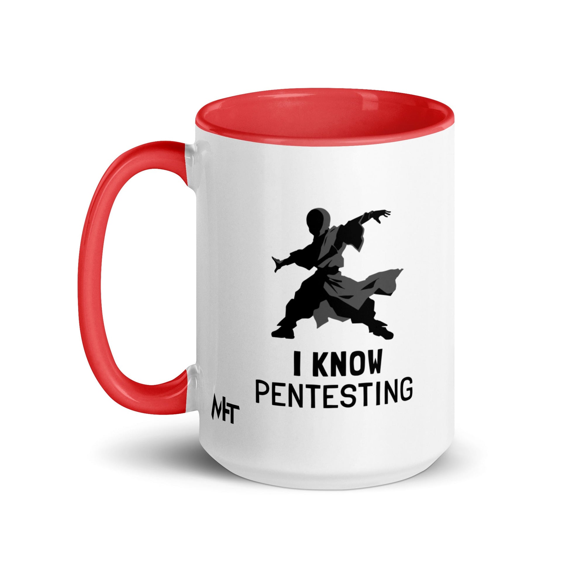 I Know Pentesting - Mug with Color Inside by DarkByteGear