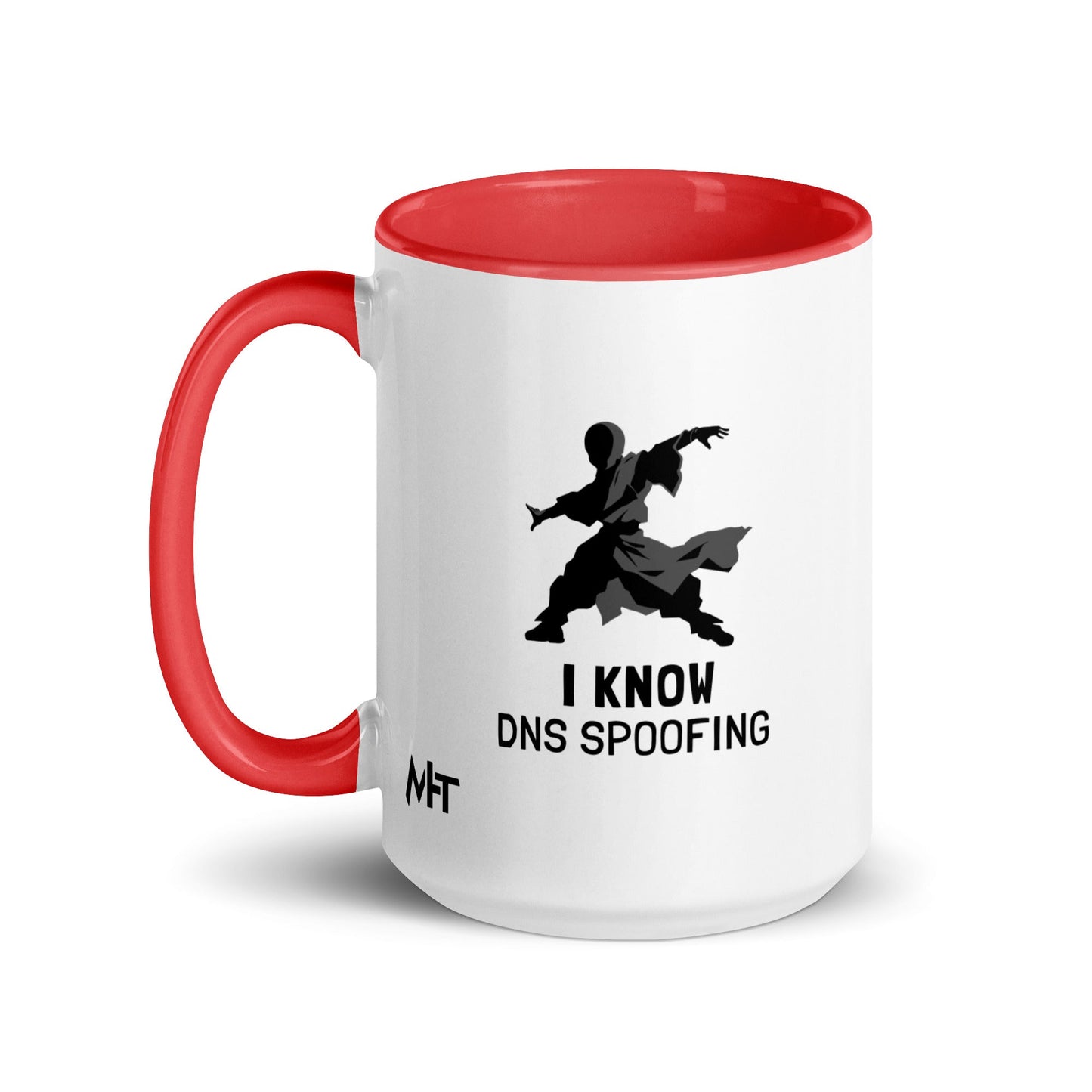 I Know DNS Spoofing - Mug with Color Inside by DarkByteGear