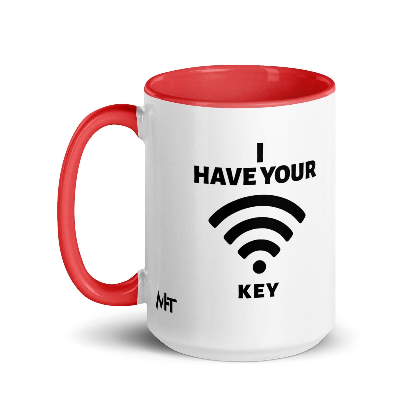 I have your Wi-Fi password - Mug with Color Inside by DarkByteGear