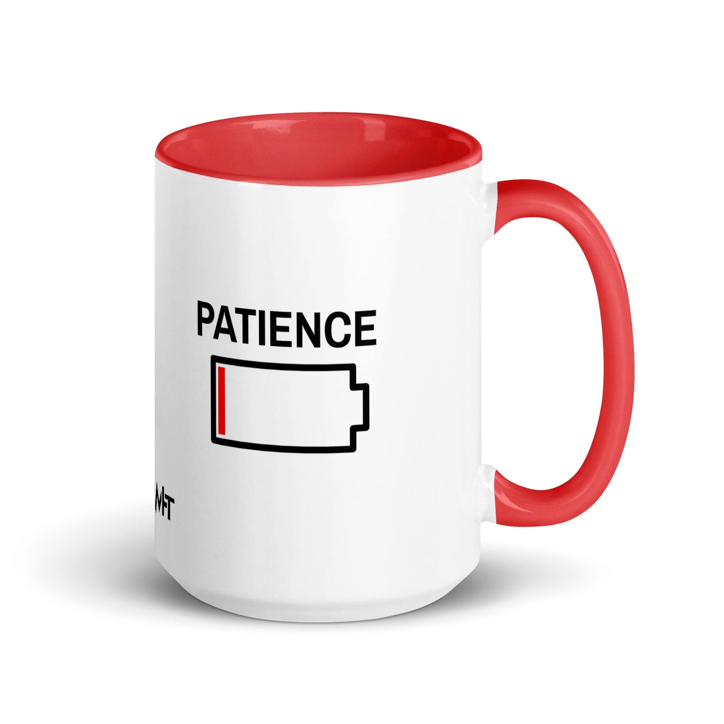 Patience - Mug with Color Inside by DarkByteGear