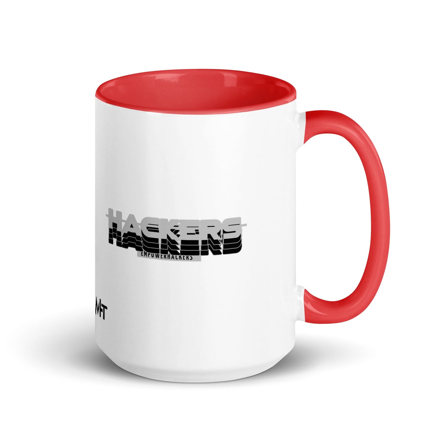 Hackers Empower Hackers V3 - Mug with Color Inside by DarkByteGear