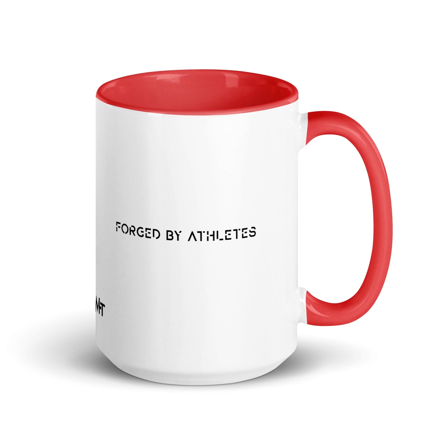 Forged by Athletes - Mug with Color Inside by DarkByteGear