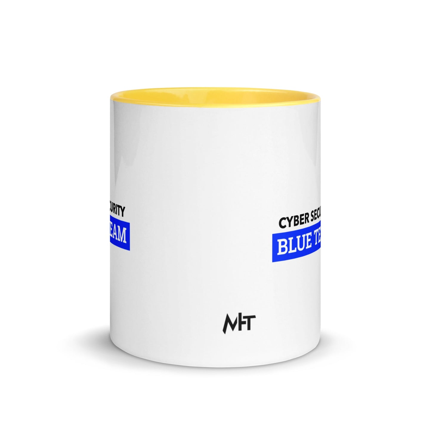 Cyber Security Blue Team V6 - Mug with Color Inside by DarkByteGear