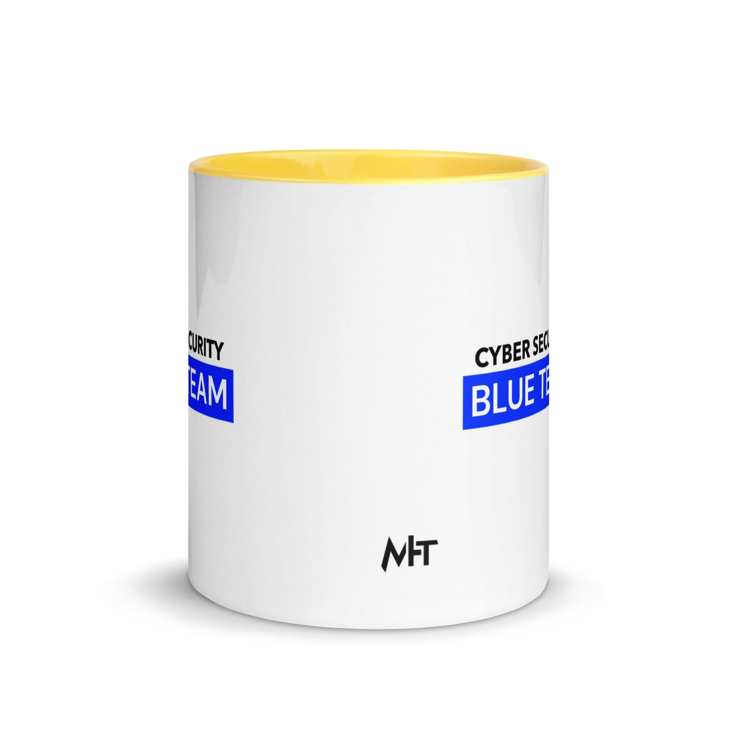 Cyber Security Blue Team V7 - Mug with Color Inside by DarkByteGear
