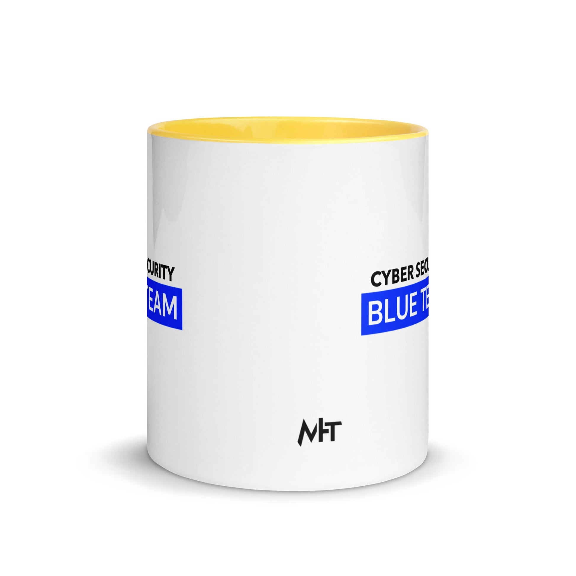 Cyber Security Blue Team V7 - Mug with Color Inside by DarkByteGear