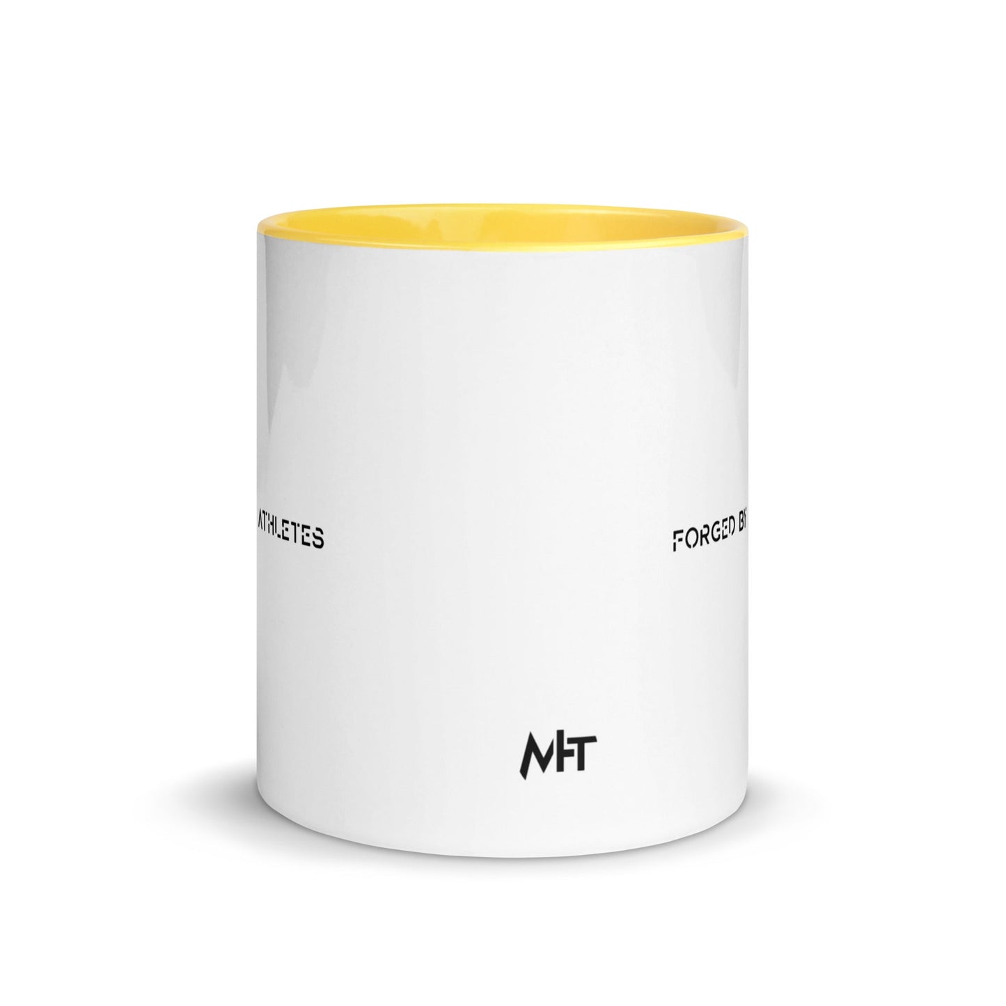 Forged by Athletes - Mug with Color Inside by DarkByteGear