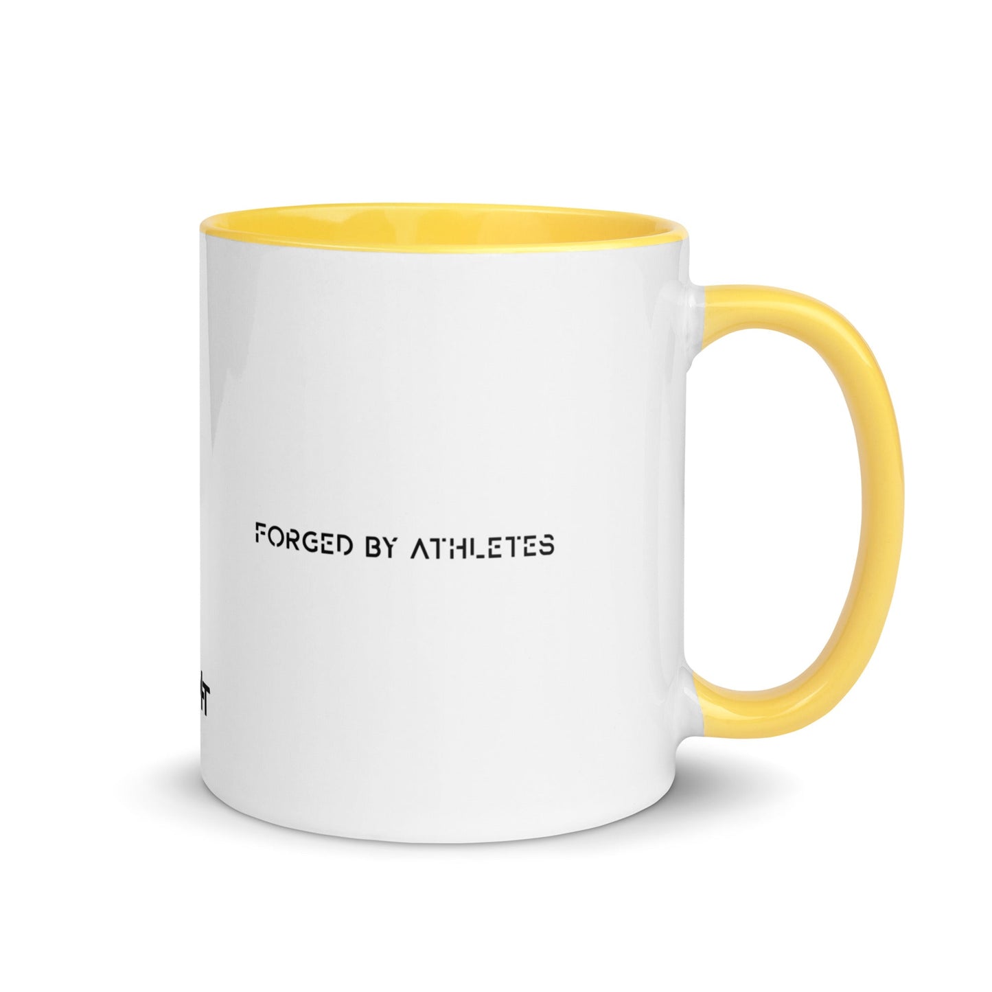 Forged by Athletes - Mug with Color Inside by DarkByteGear