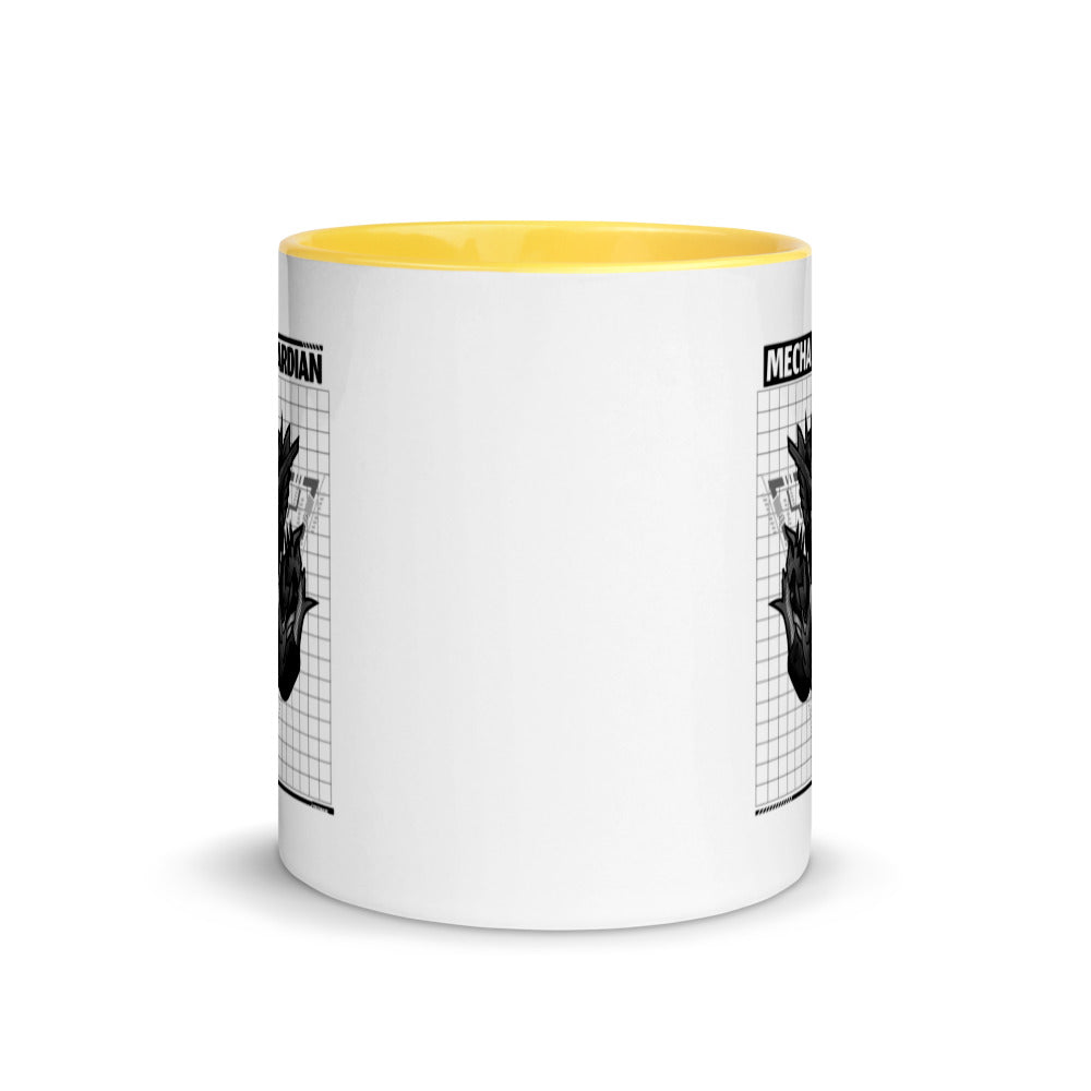 Mecha Guardian - Mug with Color Inside by DarkByteGear