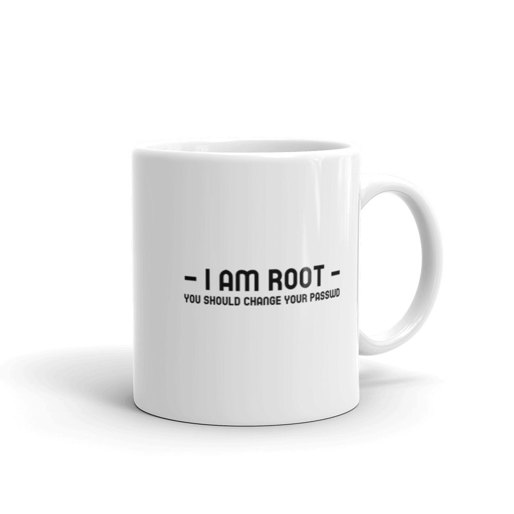 i am root - Mug by DarkByteGear