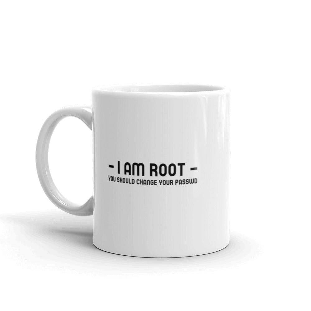 i am root - Mug by DarkByteGear
