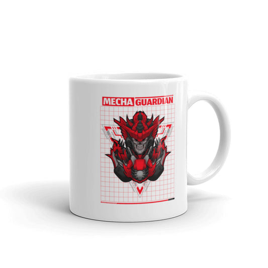 Red Mecha Guardian - Mug by DarkByteGear