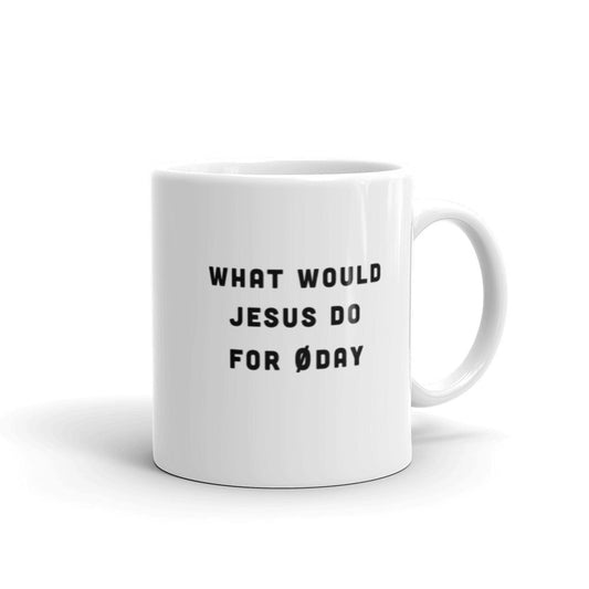What would Jesus do for 0day - Mug by DarkByteGear