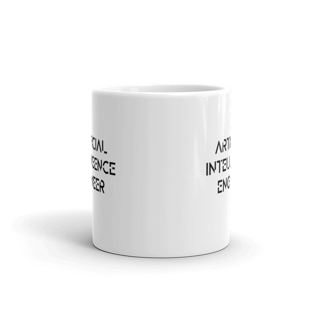 Artificial intelligence engineer - White glossy mug by DarkByteGear