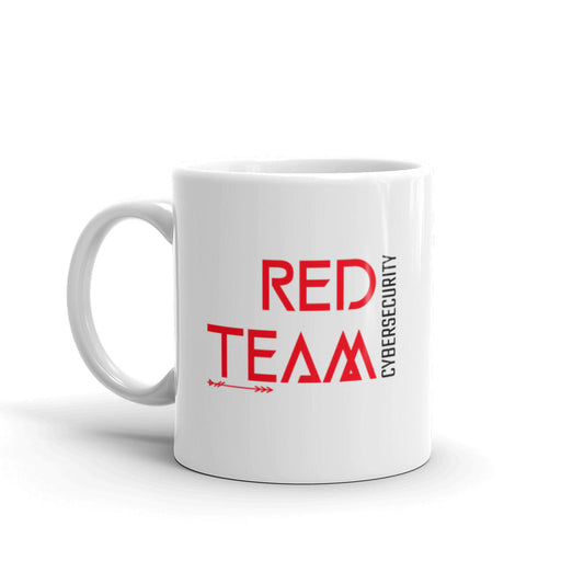 Cyber Security Red Team v4 - White glossy mug by DarkByteGear