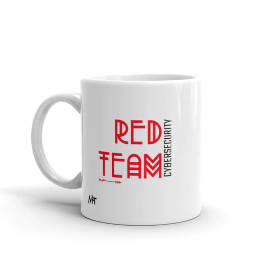Cyber Security Red Team v5 - White glossy mug by DarkByteGear