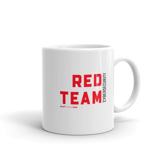 Cyber Security Red Team v7 - White glossy mug by DarkByteGear