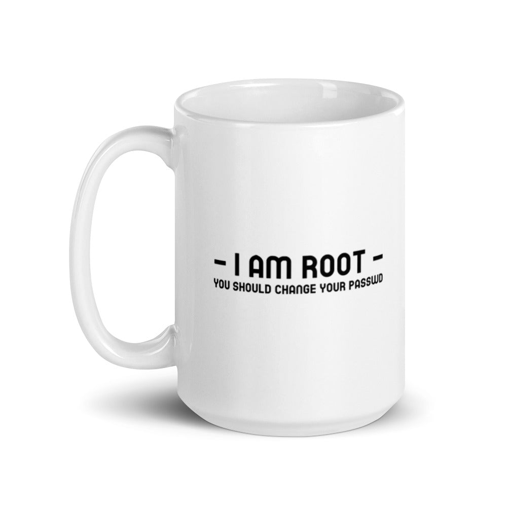 i am root - Mug by DarkByteGear