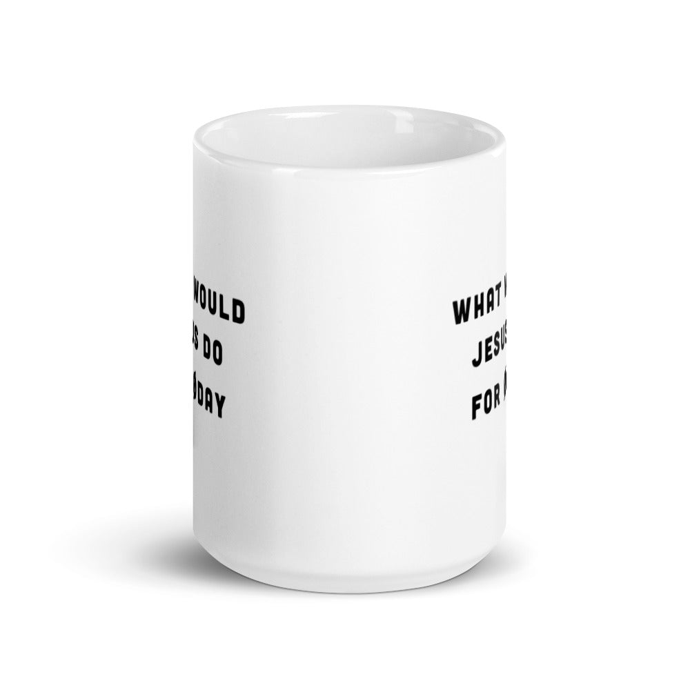 What would Jesus do for 0day - Mug by DarkByteGear