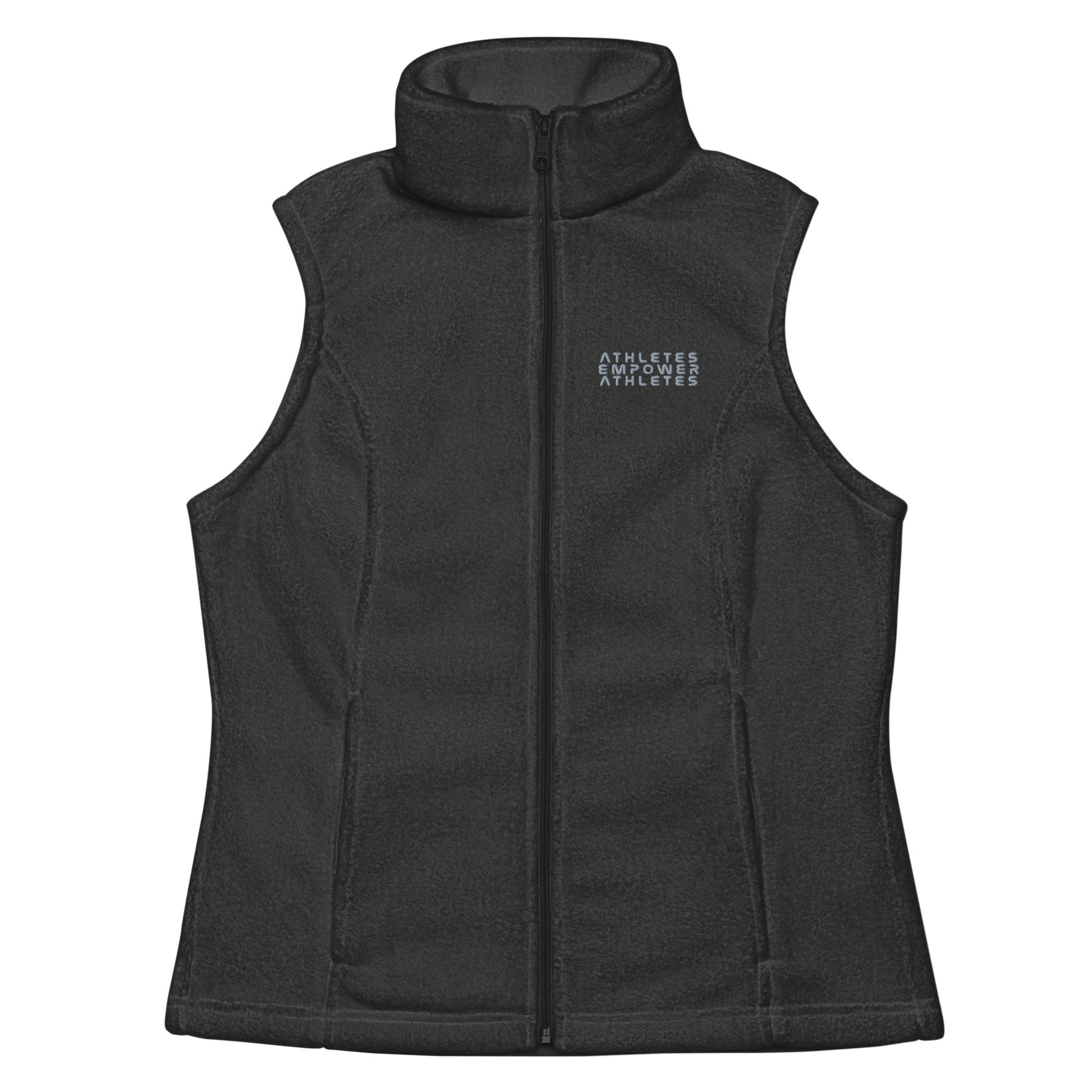 Athletes Empower Athletes - Women’s Columbia fleece vest by DarkByteGear