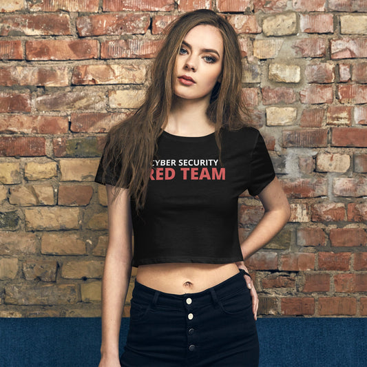 Cyber Security Red Team - Women’s Crop Tee by DarkByteGear