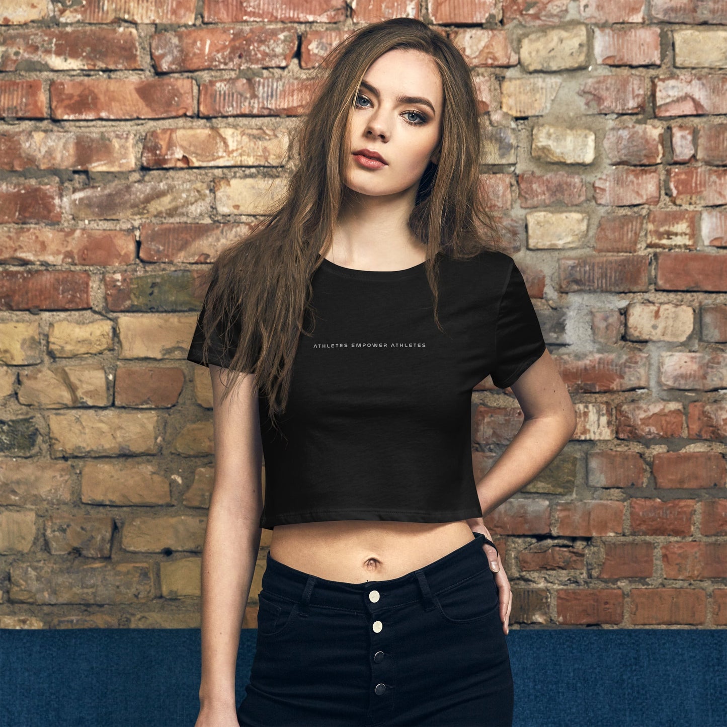 Athletes Empower Athletes - Women’s Crop Tee by DarkByteGear