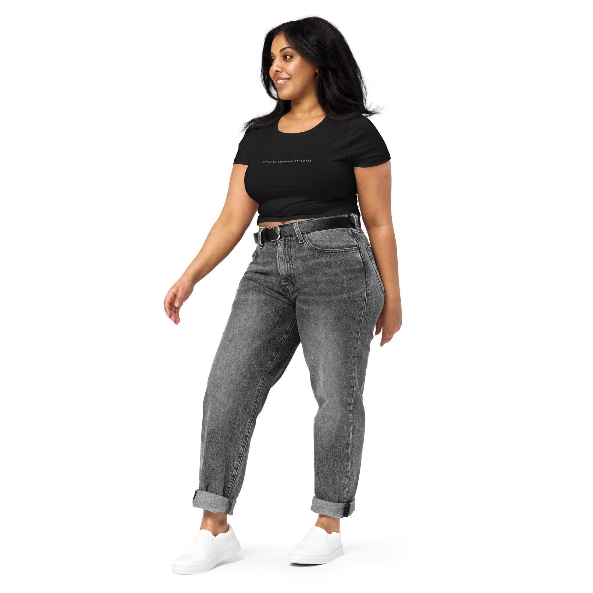 Athletes Empower Athletes - Women’s Crop Tee by DarkByteGear