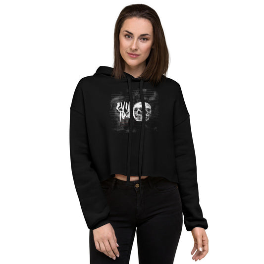 Evil Twin - Crop Hoodie by DarkByteGear