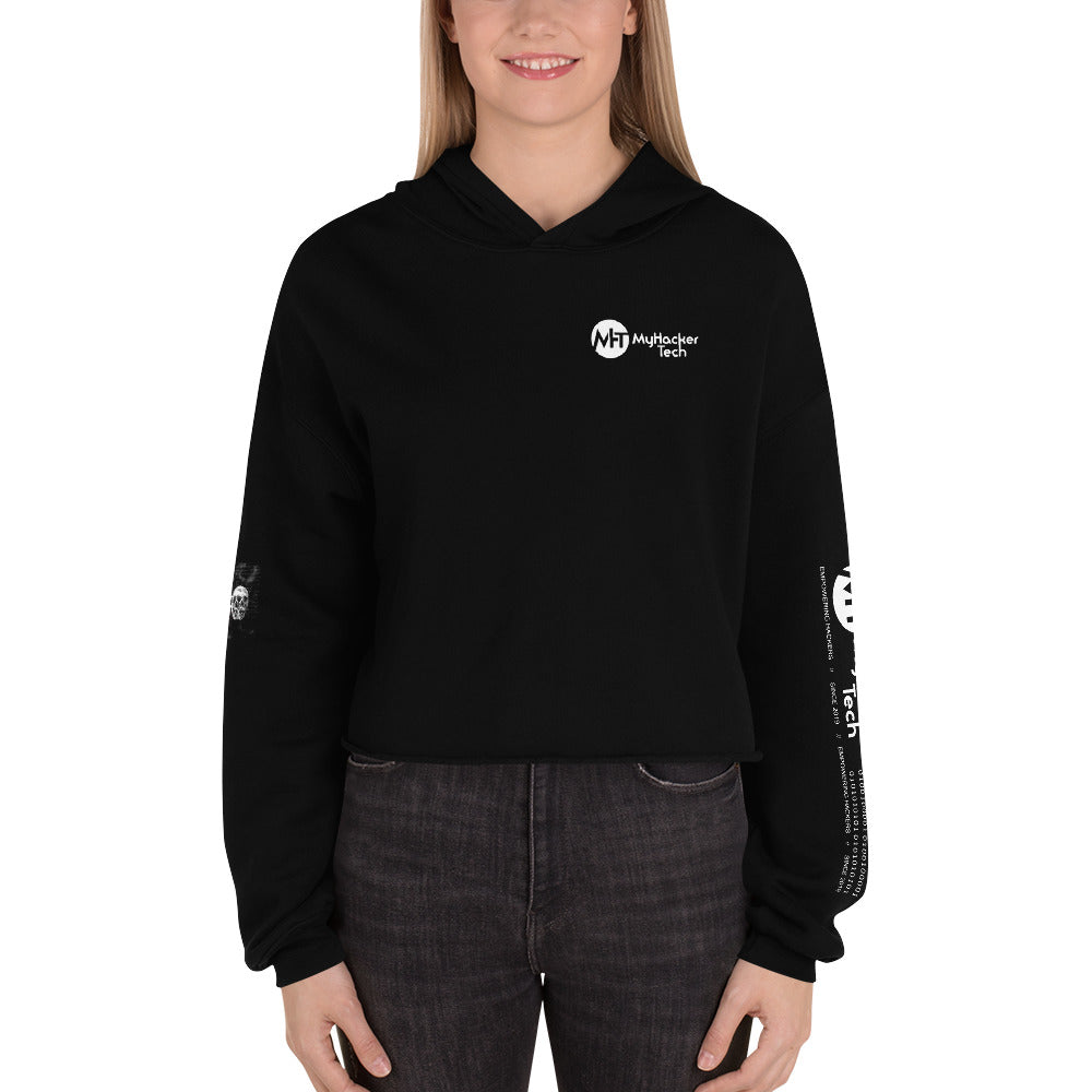 Evil Twin - Crop Hoodie (all side print) by DarkByteGear