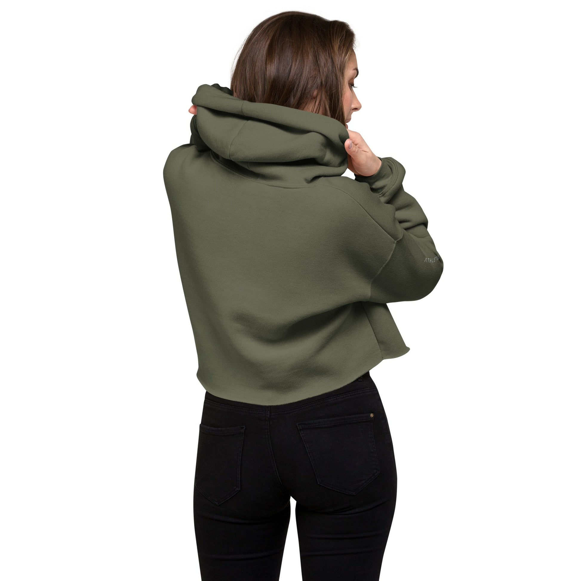 Athletes Empower Athletes - Crop Hoodie by DarkByteGear