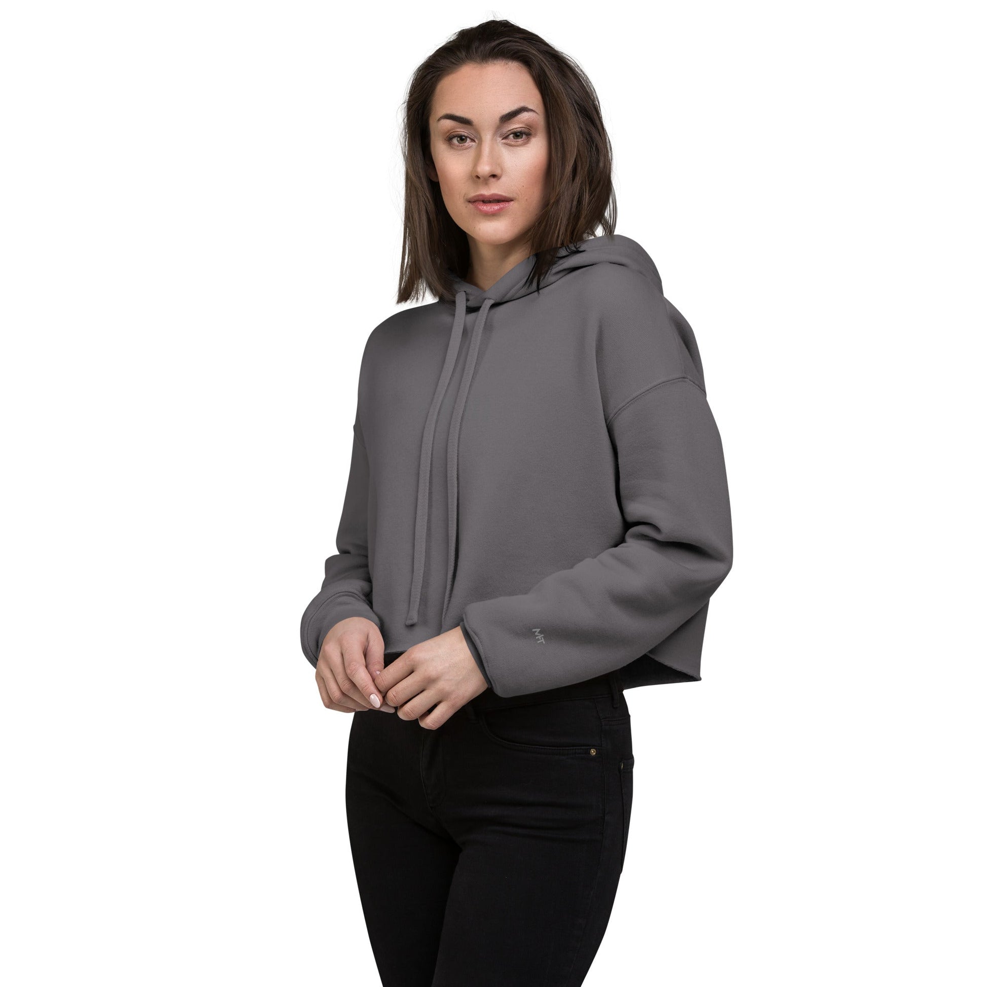 Athletes Empower Athletes - Crop Hoodie by DarkByteGear