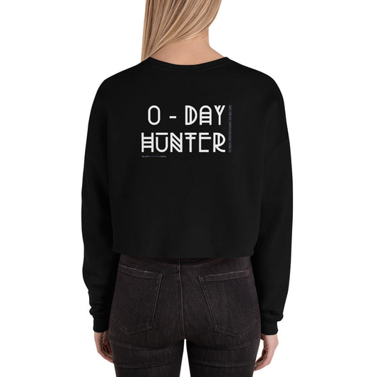 0 - Day Hunter - Crop Sweatshirt (back print) by DarkByteGear